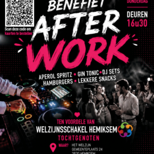 Affiche Benefiet After work party 2026