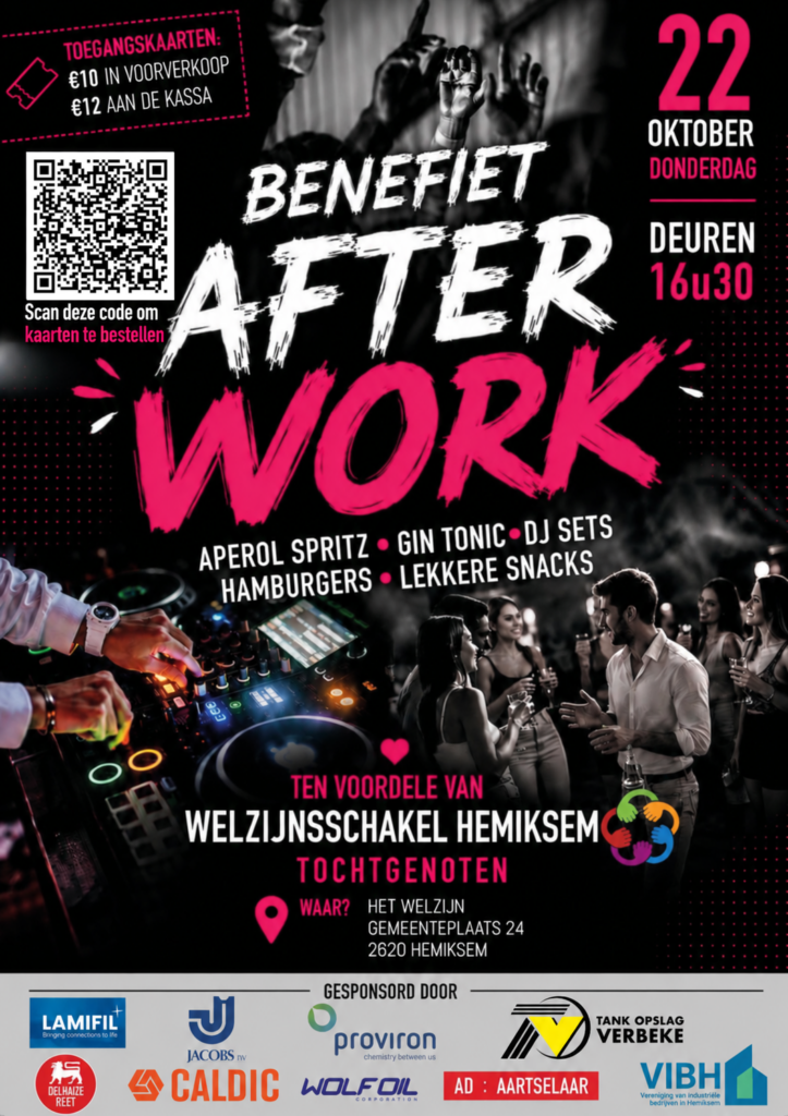 Affiche Benefiet After work party 2026